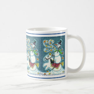HEADLESS HORSEMAN SNOWMAN, XMAS HALLOWEEN HUMOR, COFFEE MUG