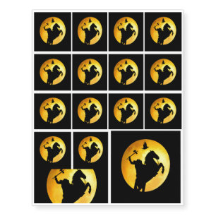 Headless Horseman Temporary Tattoos