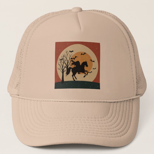 Headless Horseman Trucker Hat (Front)