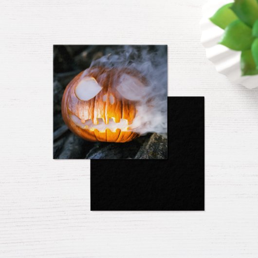 Headless Horseman's Jack-o-Lantern Head a Flame (Desk)