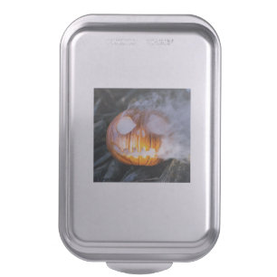 Headless Horseman's Jack-o-Lantern Head a Flame Cake Pan