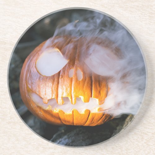 Headless Horsemans Jack_o_Lantern Head a Flame Coaster