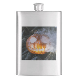 Headless Horseman's Jack-o-Lantern Head a Flame Flask