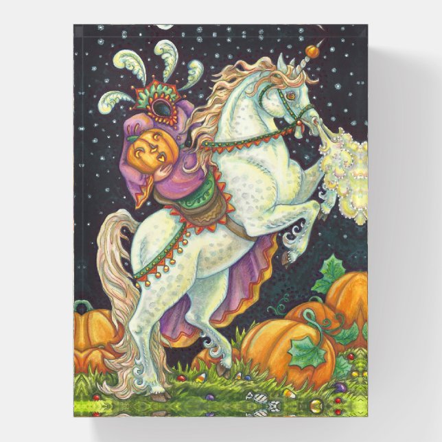 HEADLESS HORSEWOMAN, SLEEPY HOLLOW PAPERWEIGHT Rec (Vertical)