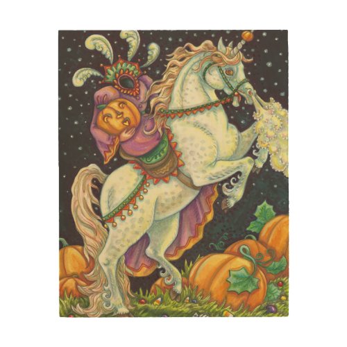 HEADLESS HORSEWOMAN SLEEPY HOLLOW WOOD PRINT