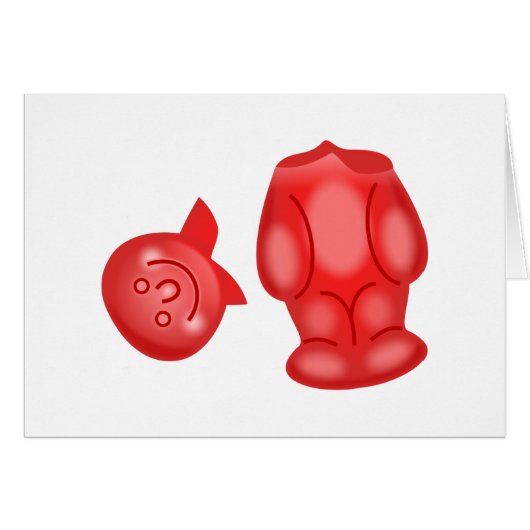 Headless Jelly Baby Cards (Front Horizontal)