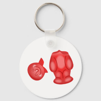 Headless Jelly Baby Keychain