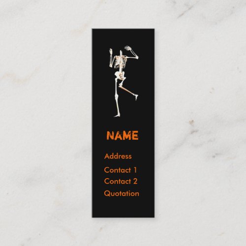 Headless Skeleton - Skinny Business Card