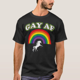 Headline Shirts Gay AF Funny Graphic Screen Printe