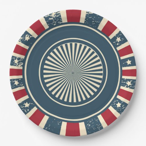 Headliner July 4th Party Paper Plates