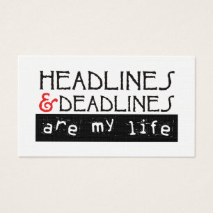 Headlines & Deadlines
