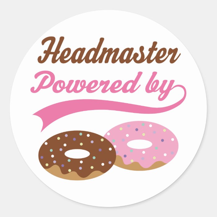 Headmaster Funny Gift Sticker