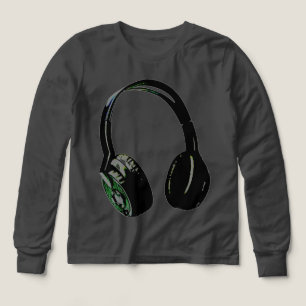 Headphone Artwork Music Lover Tri-Blend Shirts