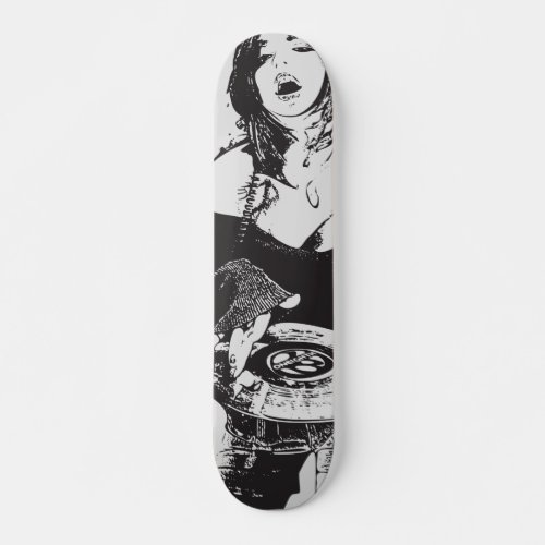 HEADPHONE GIRL WITH VINYL ONEIGHTH Tokyo Original Skateboard