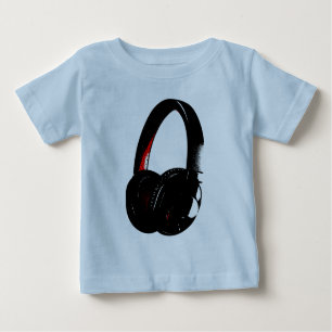 Headphone Pop Art Head Phone Baby T-Shirt