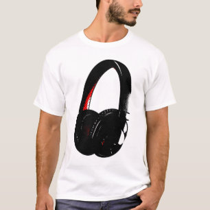 Headphone Pop Art Head Phone T-Shirt