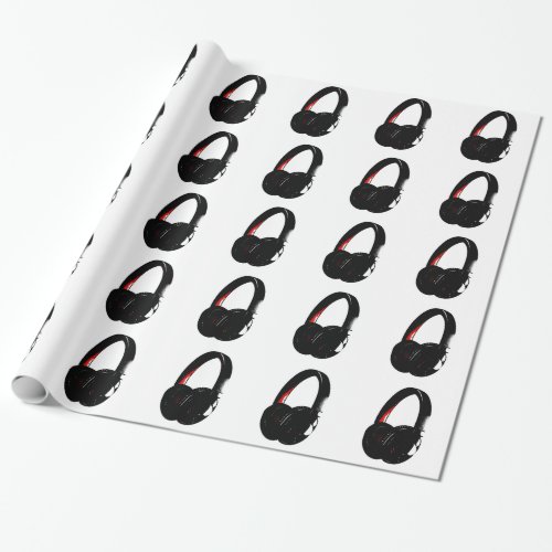 Headphone Pop Art Head Phone Wrapping Paper