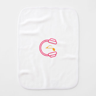 Headphone with staff baby burp cloth