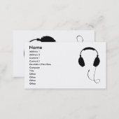 Headphones Business Card (Front/Back)