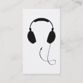 Headphones Business Card (Back)