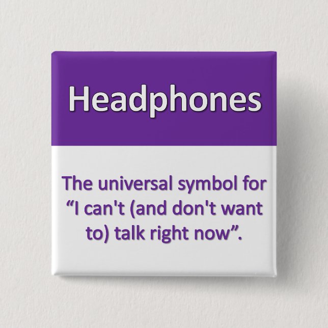 Headphones Button (Front)