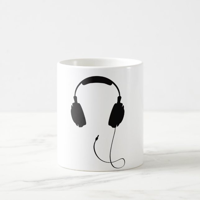 Headphones Coffee Mug (Center)