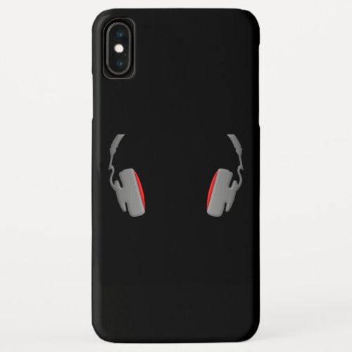 Headphones Cool Simply and Classy iPhone XS Max Case