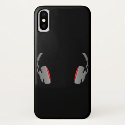 Headphones Cool Simply and Classy iPhone XS Case