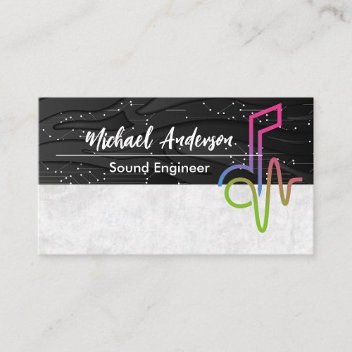Headphones Logo | Technology Ai Business Card