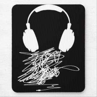Headphones Mouse Pad