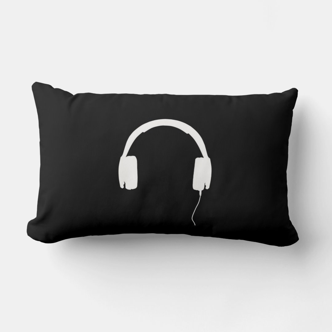 Headphones Pillow Zazzle