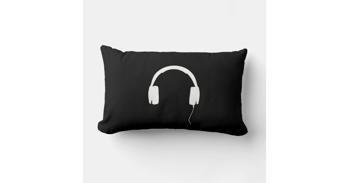 Headphones Pillow Zazzle