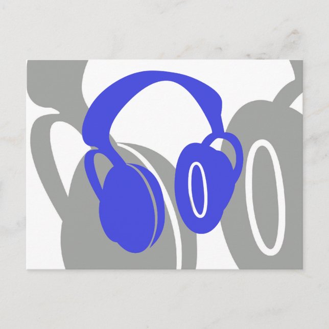 Headphones Postcards (Front)