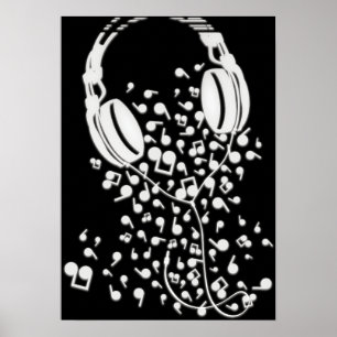 Headphones Poster