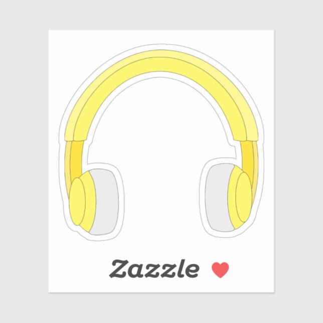 Headphones Sticker (Sheet)