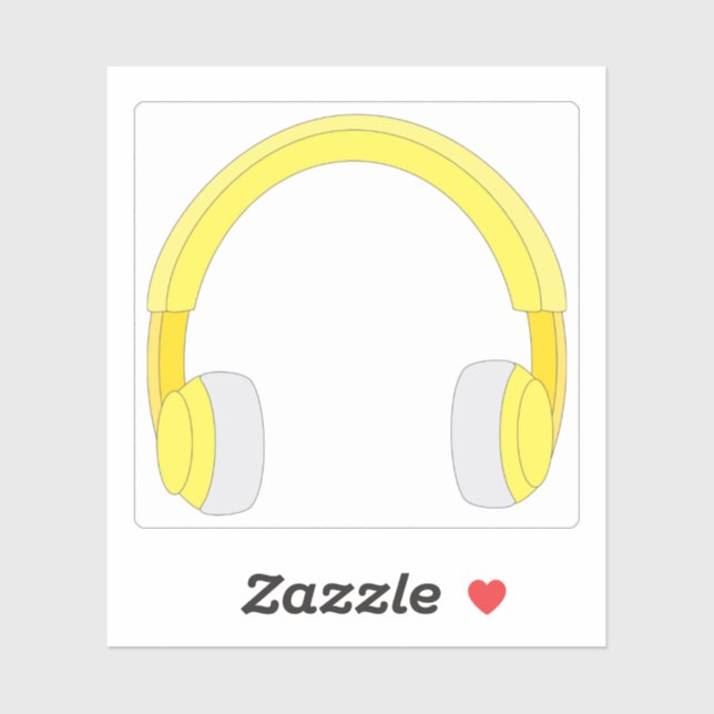 Headphones Sticker (Sheet)
