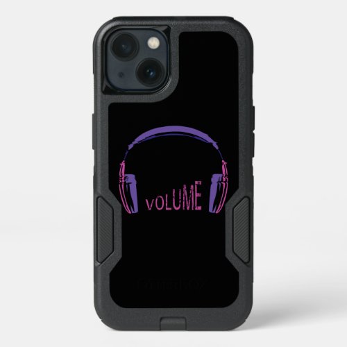 Headphones Volume up iPhone 13 Case