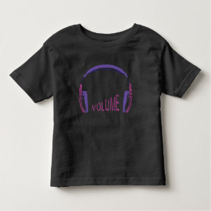 Headphones Volume up Toddler T-shirt