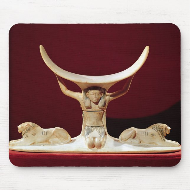 Headrest with Shu, the Egyptian God of the Air Mouse Pad (Front)