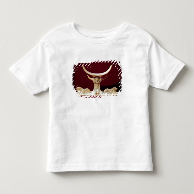 Headrest with Shu, the Egyptian God of the Air Toddler T-shirt (Front)