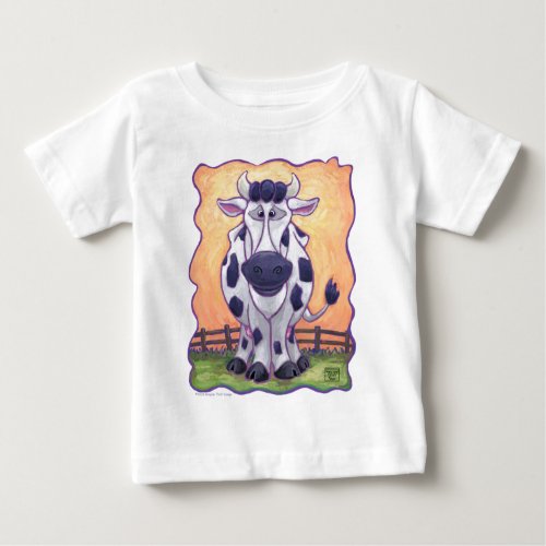 Heads and Tails Cute Cow Art T_Shirts