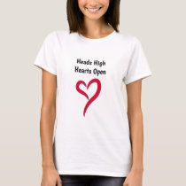 Heads High Hearts Open T-Shirt Heads High Hearts Open T-Shirt