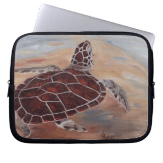 Head's Up Turtle Laptop Sleeve