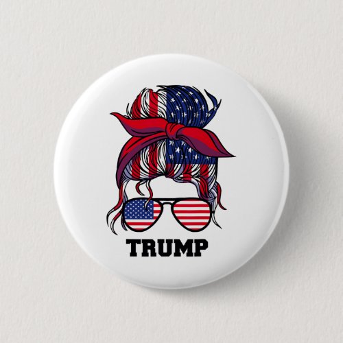 Headscarf Sungles Girls Trump  Button