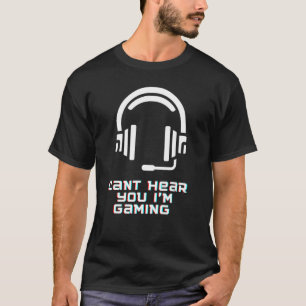 Headset Gamer Dad Family Gaming Men Kids Woman Gam T-Shirt