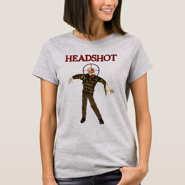 Headshot Zombie T-Shirt (Front)