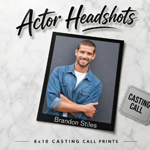 Headshots for Casting Calls - 8x10 Acting Prints