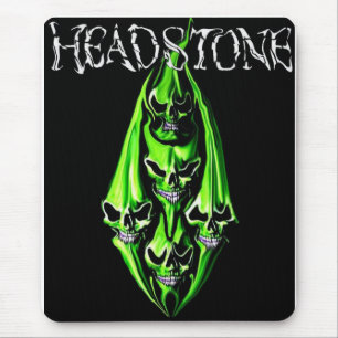HEADSTONE 5 Green Skull Mousepad