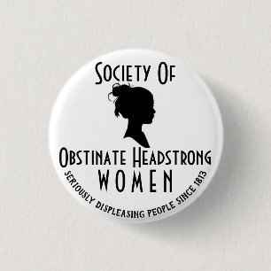 Headstrong Women Button