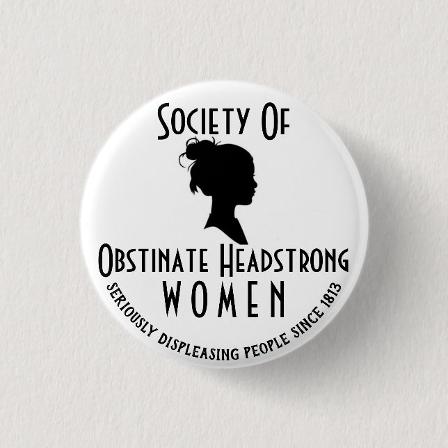 Headstrong Women Button (Front)